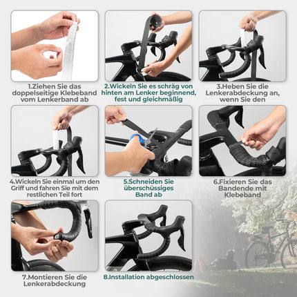 Fahrrad Lenkerband Griffband Lang 220cm für MTB Rennrad Vier Farben