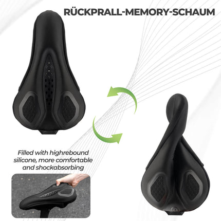 ROCKBROS Fahrrad Sattelbezug Wasserdicht Fahrradsattel Überzug Atmungsaktiv