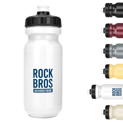 ROCKBROS Fahrrad Trinkflasche 600ml Trinkflasche BPA-Frei Auslaufsichere Flasche