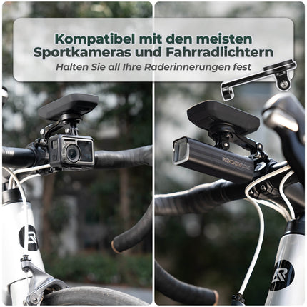 Fahrradcomputer Halterung Kompatibel mit Garmin/Bryton/GPS Fahrradlicht