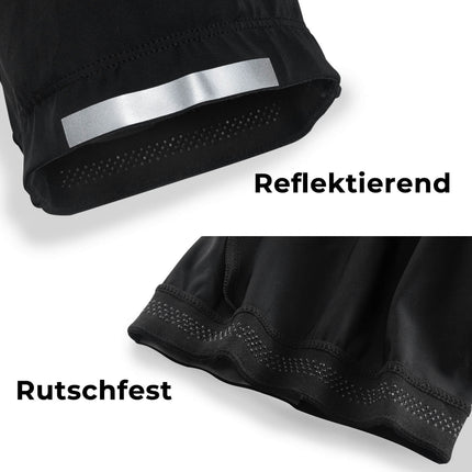 Fahrradhose mit 3D-Polster Atmungsaktiv Elastisch Reflektierend