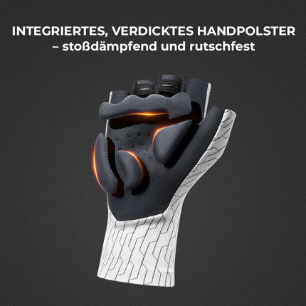 Halbfinger Fahrradhandschuhe Atmungsaktiv Stoßdämpfung Sommer S372