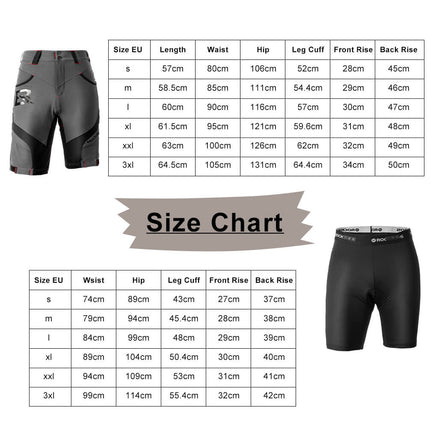 Kurze Atmungsaktive Radhose für Herren (Anti-Stoß)