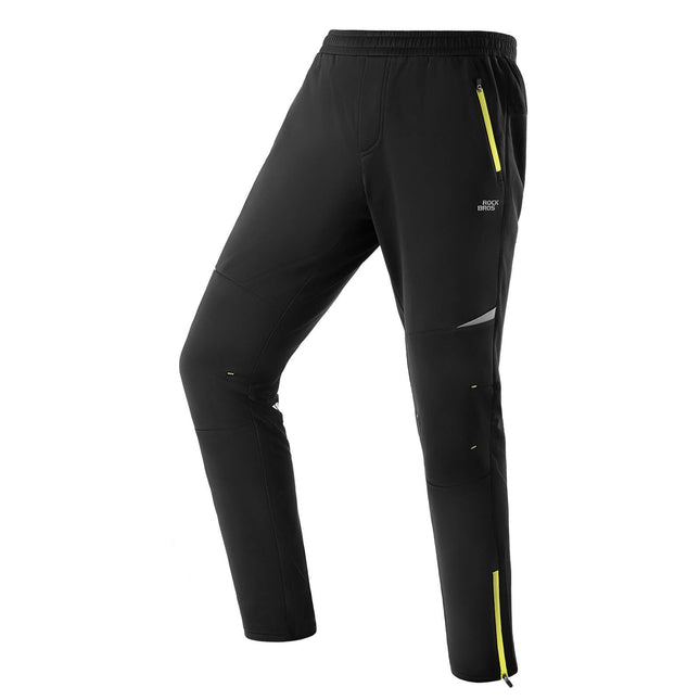 ROCKBROS Herren Fahrradhose Winddicht und Warm für Winter Outdoor-Sport