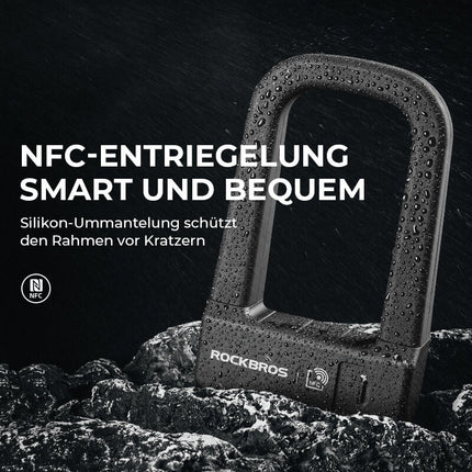 Intelligentes NFC Fahrradschloss Wasserdicht