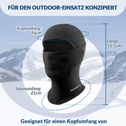 ROCKBROS Kinder Winter Sturmhaube Balaclava Warm Skimaske für Mädchen/Jungen