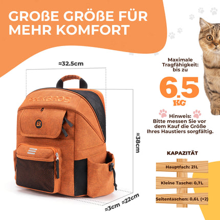 Lenkertasche Haustiertasche für Brompton/Klapprad 21 L