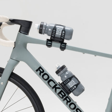 Magnetischer Flaschenhalter für Fahrrad – mit Riemenbefestigung