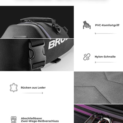 Motorrad Hecktasche Gepäcktasche 12,5L für Rücksitz