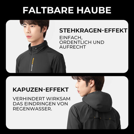 Radsport Fahrradjacke Regenjacke Wasserabweisend Leicht
