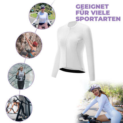 ROCKBROS TVI Damen Langarm-Radtrikot Fahrradbekleidung für MTB & Rennrad