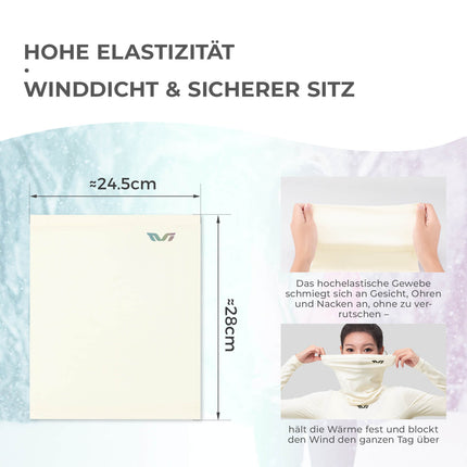 TVI Winter Sturmhaube Atmungsaktiv Warm Maske für Damen