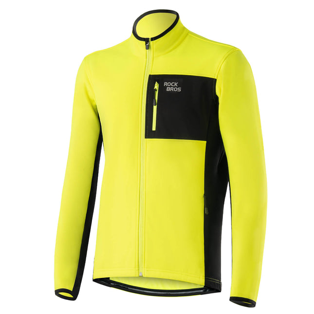 ROCKBROS Winter Fahrradjacke Herren Winddicht Warm Wanderjacke
