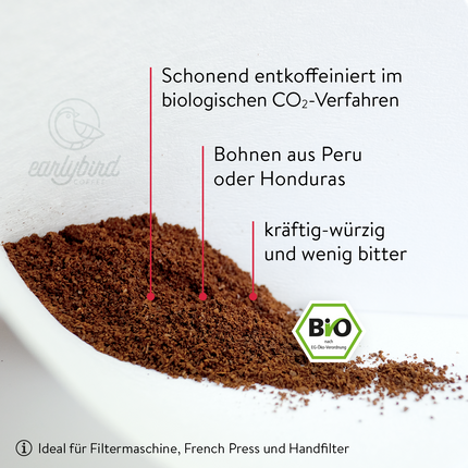 Bio Kaffee Entkoffeiniert