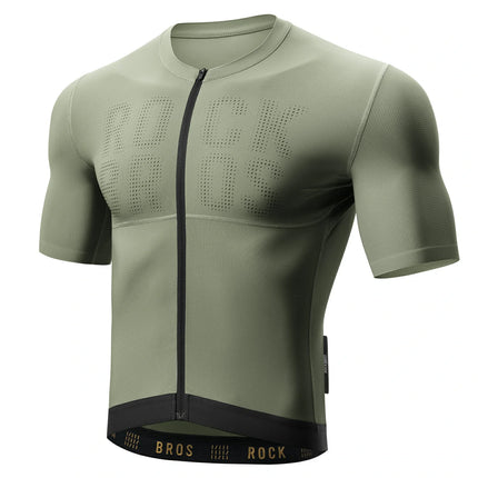 Radtrikot Kurzarm Herren, Atmungsaktives schnelltrocknendes Rennrad Trikot