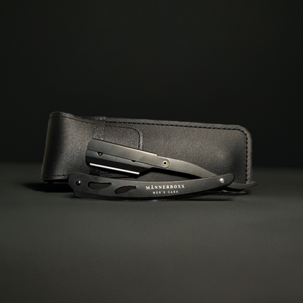 Rasiermesser mit Lederetui inkl. 10 Rasierklingen