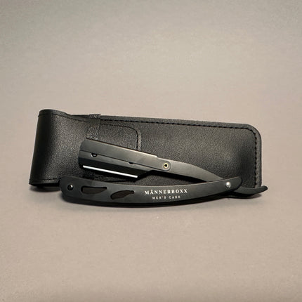 Rasiermesser mit Lederetui inkl. 10 Rasierklingen