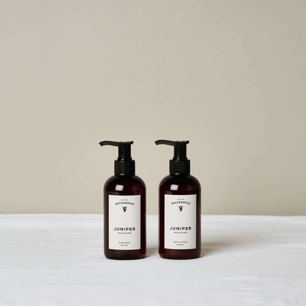 Retterspitz Pflege-Set Juniper – Duschgel und Bodylotion - Belebende Naturpflege mit Wacholder