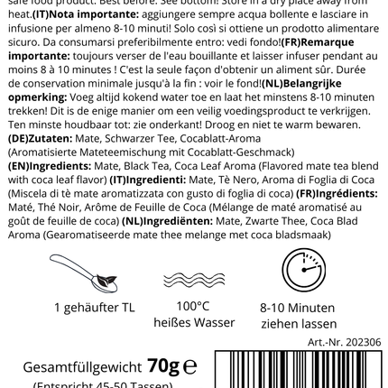 Black Edition (Mate de Coca + Schwarzer Tee)