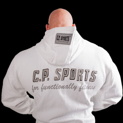 Zip-Hoodie -Unisex- Schwarz / Weiß - C.P. Sports - S15