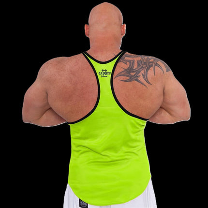 Tank Top - 3xStück / Oder Einzeln +Turnbeutel - Yellow - C.P. Sports - S710