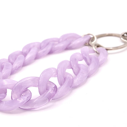 Schlüsselanhänger mit Karabiner Lavendel