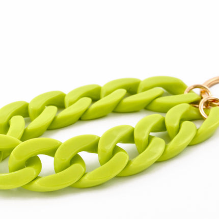 Schlüsselanhänger mit Karabiner Limone