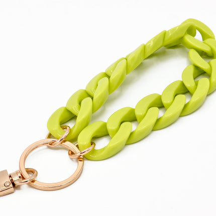 Schlüsselanhänger mit Karabiner Limone