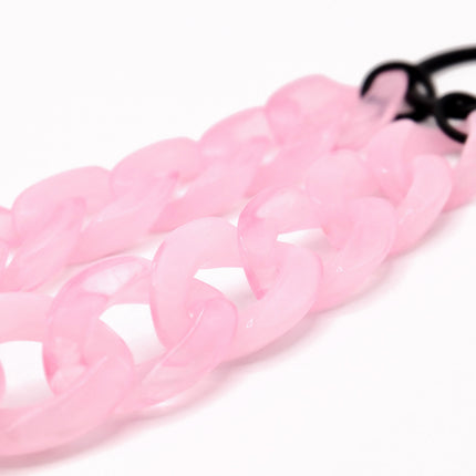 Schlüsselanhänger mit Karabiner Rosa