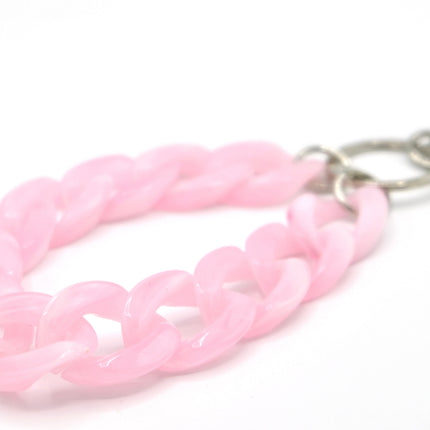 Schlüsselanhänger mit Karabiner Rosa