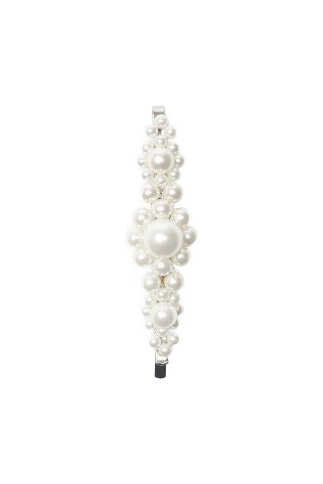 Large Flower  Hair Accessorie - Simone Rocha - Pearl - Pearl