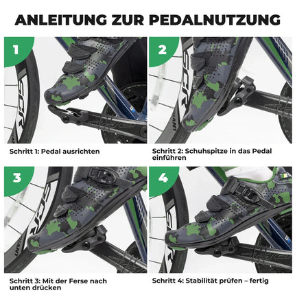 SPD Fahrradpedale 146g Leichtgewicht LOOK KEO Kompatibel