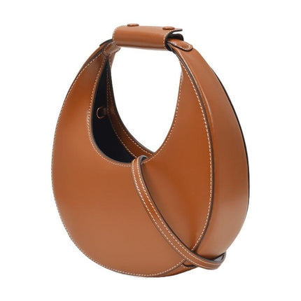 Mini Moon  Handbag - Staud - Tan - Leather