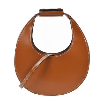 Mini Moon  Handbag - Staud - Tan - Leather