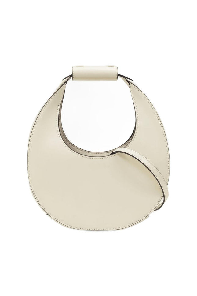Mini Moon  Handbag - Staud - Cream - Leather