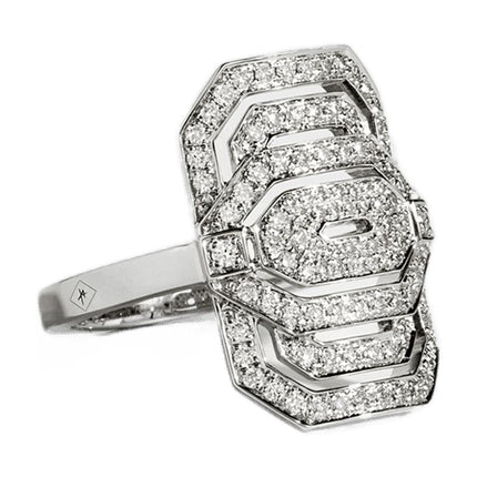 Ring My Way Mini aus Silber und Diamanten