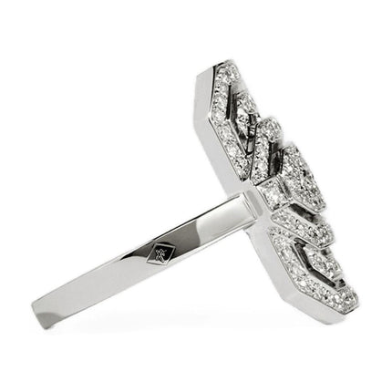 Ring My Way Mini aus Silber und Diamanten