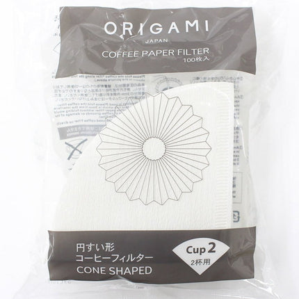 Origami Papierfilter (konisch)