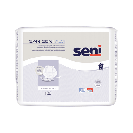 San Seni Alvi Stuhlvorlage | Packung (30 Stück)