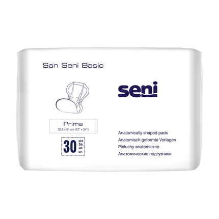 San Seni Classic Prima Inkontinenzvorlage | Packung (30 Stück)