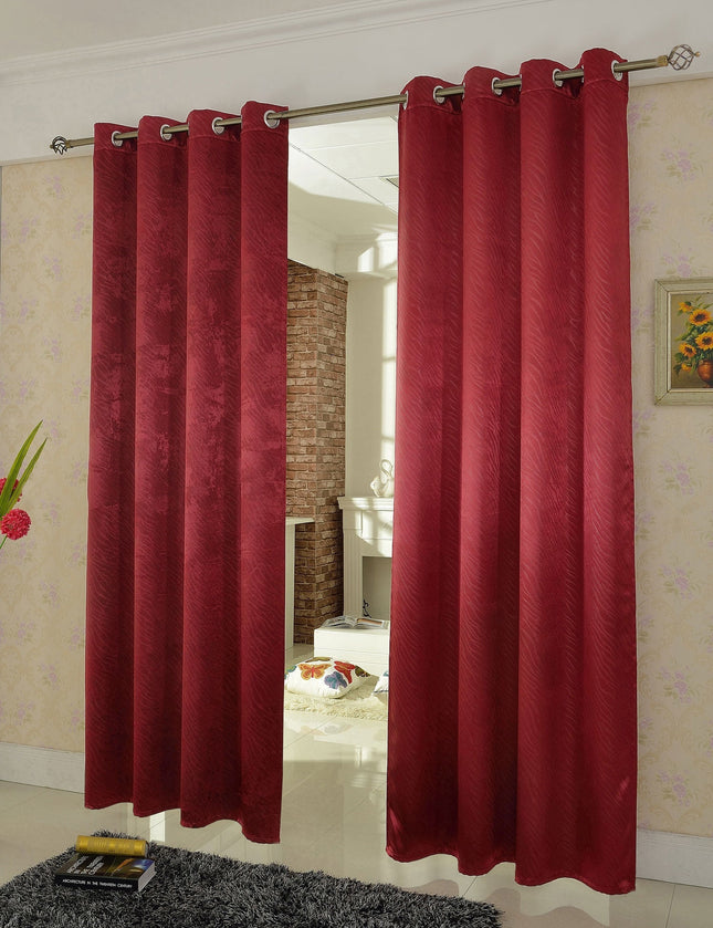 Satin Emboss / Reliefprägung bemustert Vorhang Gardine, Zebra  -20371- Blickdicht zum Verdunkeln mit Ösen,  (Höhe x Breite in cm) 20371