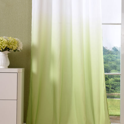 Schal blickdicht Vorhang Ösen Gardine Microsatin Farbverlauf Microfaser 204252