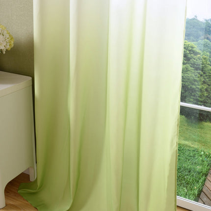 Schal blickdicht Vorhang Ösen Gardine Microsatin Farbverlauf Microfaser 204252