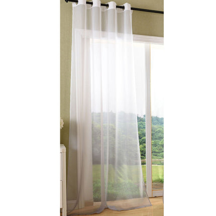 Schal transparent Farbverlauf Vorhang mit Ösen Gardine Voile 204202