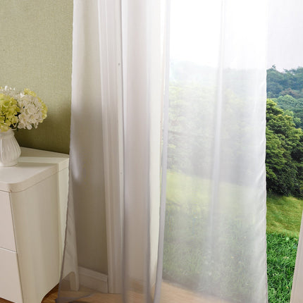 Schal transparent Farbverlauf Vorhang mit Ösen Gardine Voile 204202