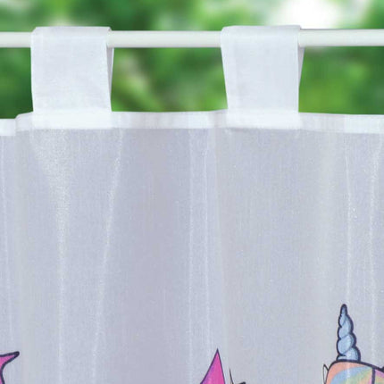 Scheibengardine Voile »Ulm« Ausbrenner Bedruckt Sichtschutz Transparent  Küchenfenster 202071