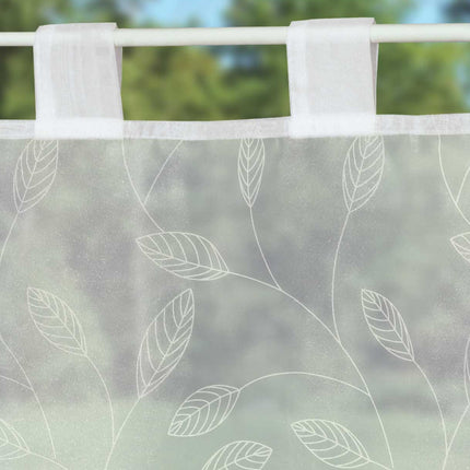 Scheibengardine Voile »Ulm« Ausbrenner Bedruckt Sichtschutz Transparent  Küchenfenster 202071
