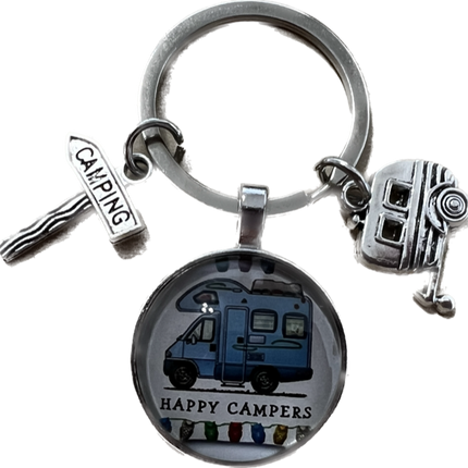 Schlüsselanhänger Wohnmobil "Happy Campers"