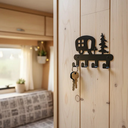Schlüsselhalter "Wohnwagen" für Camper – robust, dekorativ & praktisch