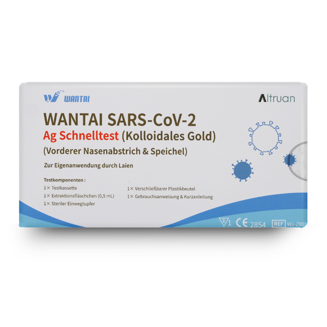 Wantai SARS-Cov-2 Schnelltest, Lollitest (Kollodiales Gold) CE/2854